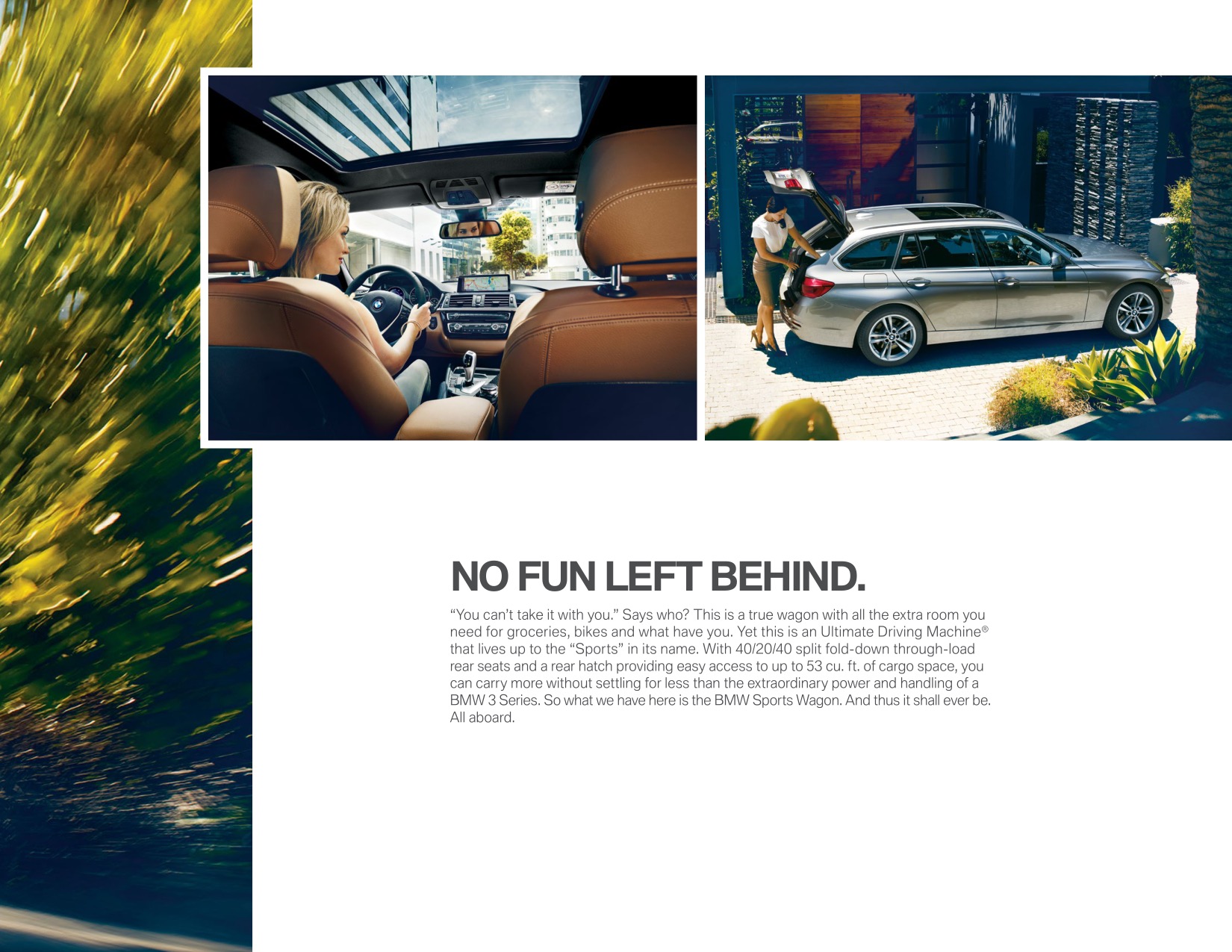 2016 BMW 3-Series Wagon Brochure Page 8